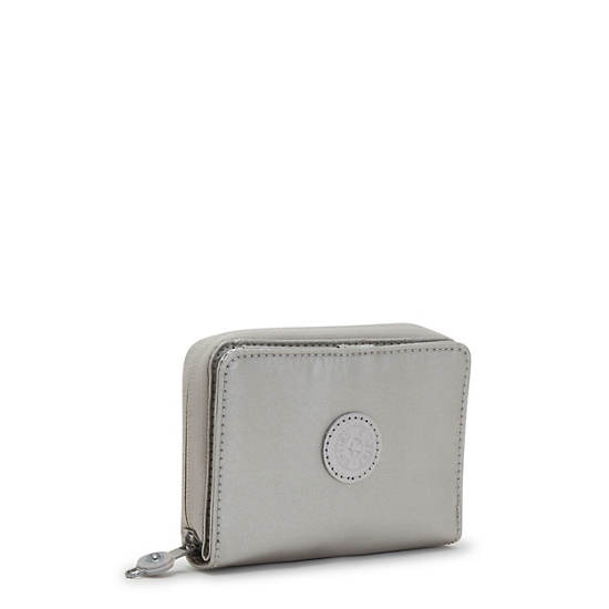 Kipling Money Love Metallic Small Wallet Pung Sølv | DK 2207QM